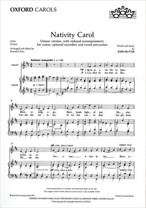 nativity carol rutter